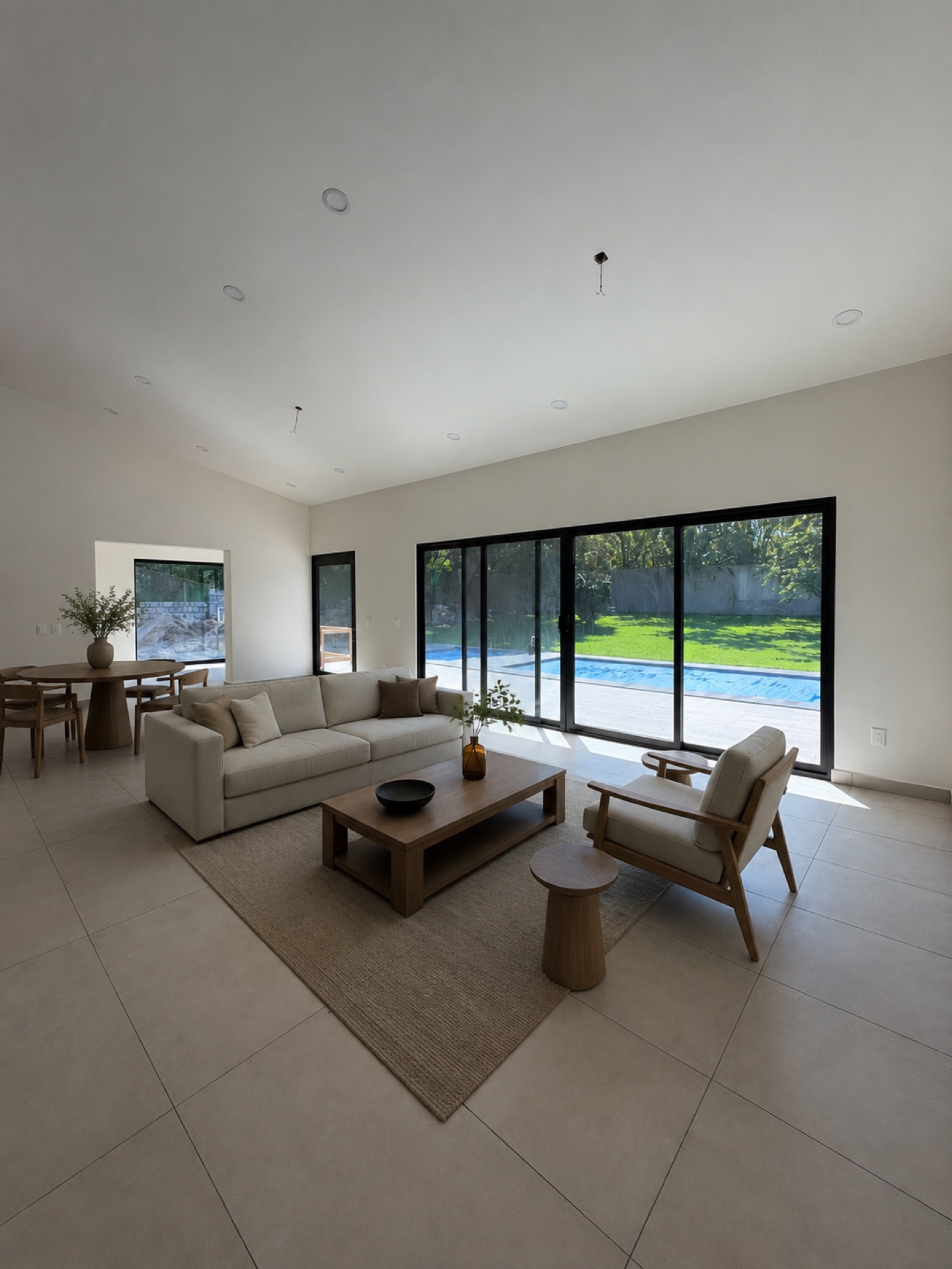 Estancia integrada al jardín